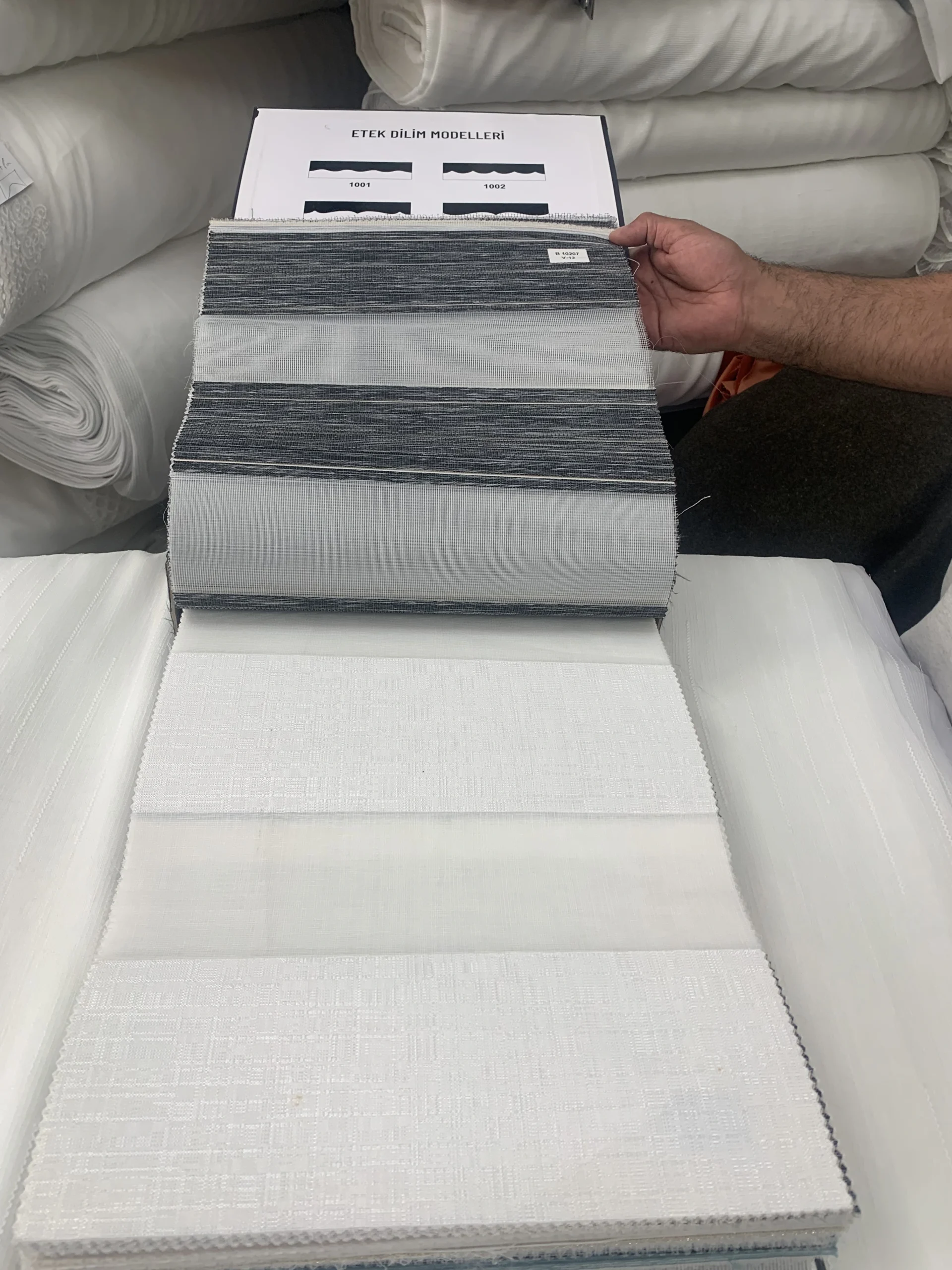 Bespoke tailoring swatch