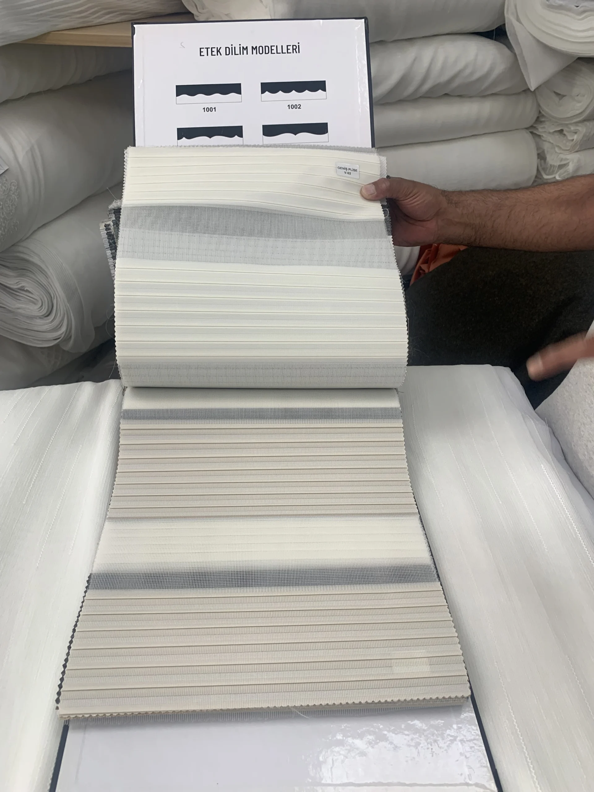 Bespoke tailoring swatch