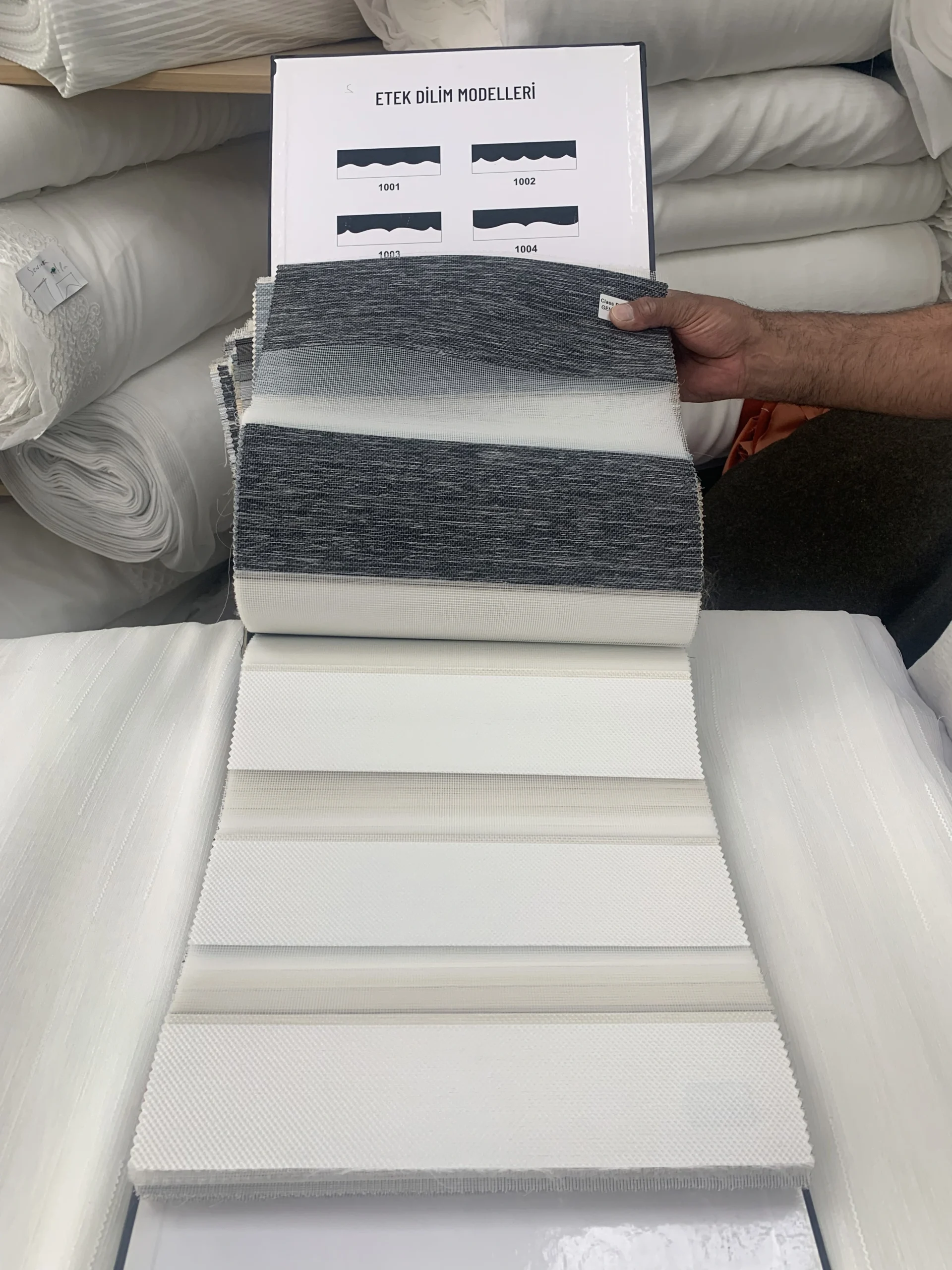 Bespoke tailoring swatch